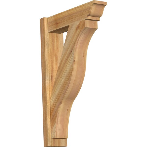 Ekena Millwork Funston Rough Sawn Traditional Outlooker, Western Red Cedar, 6"W x 22"D x 34"H OUT06X22X34FST01RWR - main
